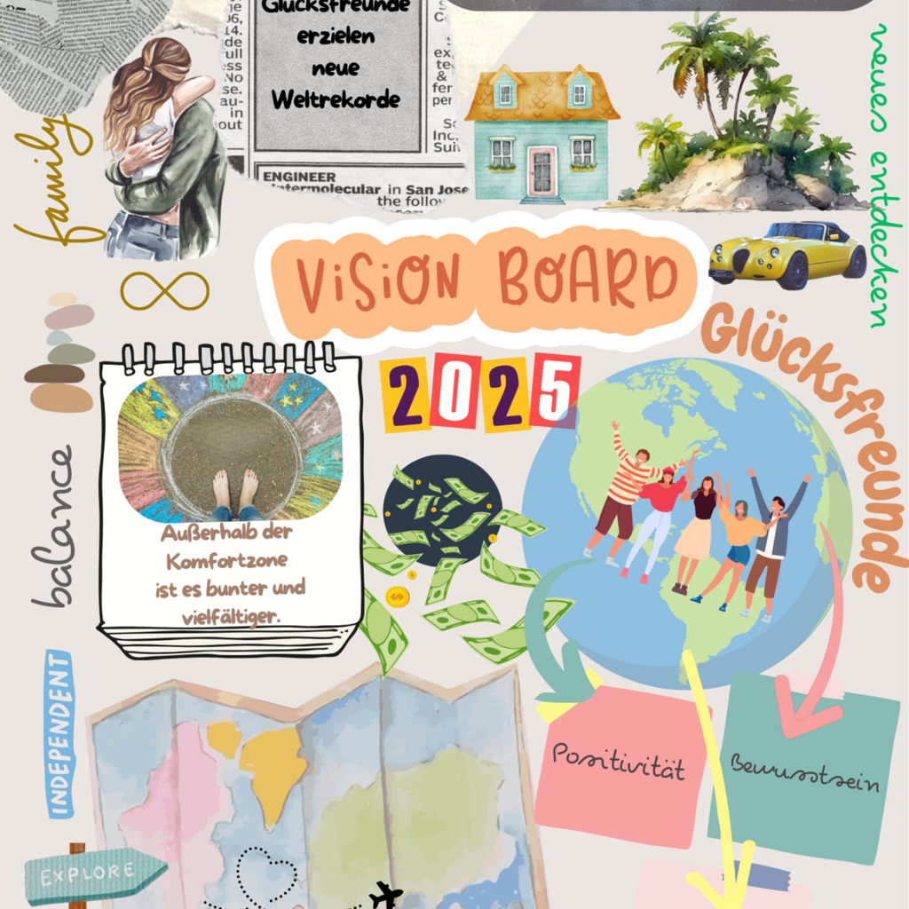 Individuelles Vision Board – Deine Vision wird sichtbar