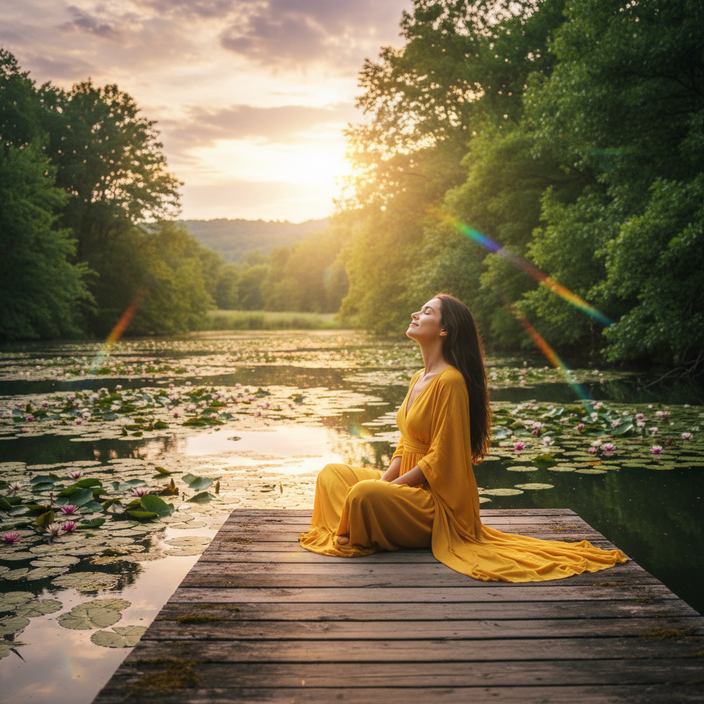 Merve – Am Teich im Sonnenlicht