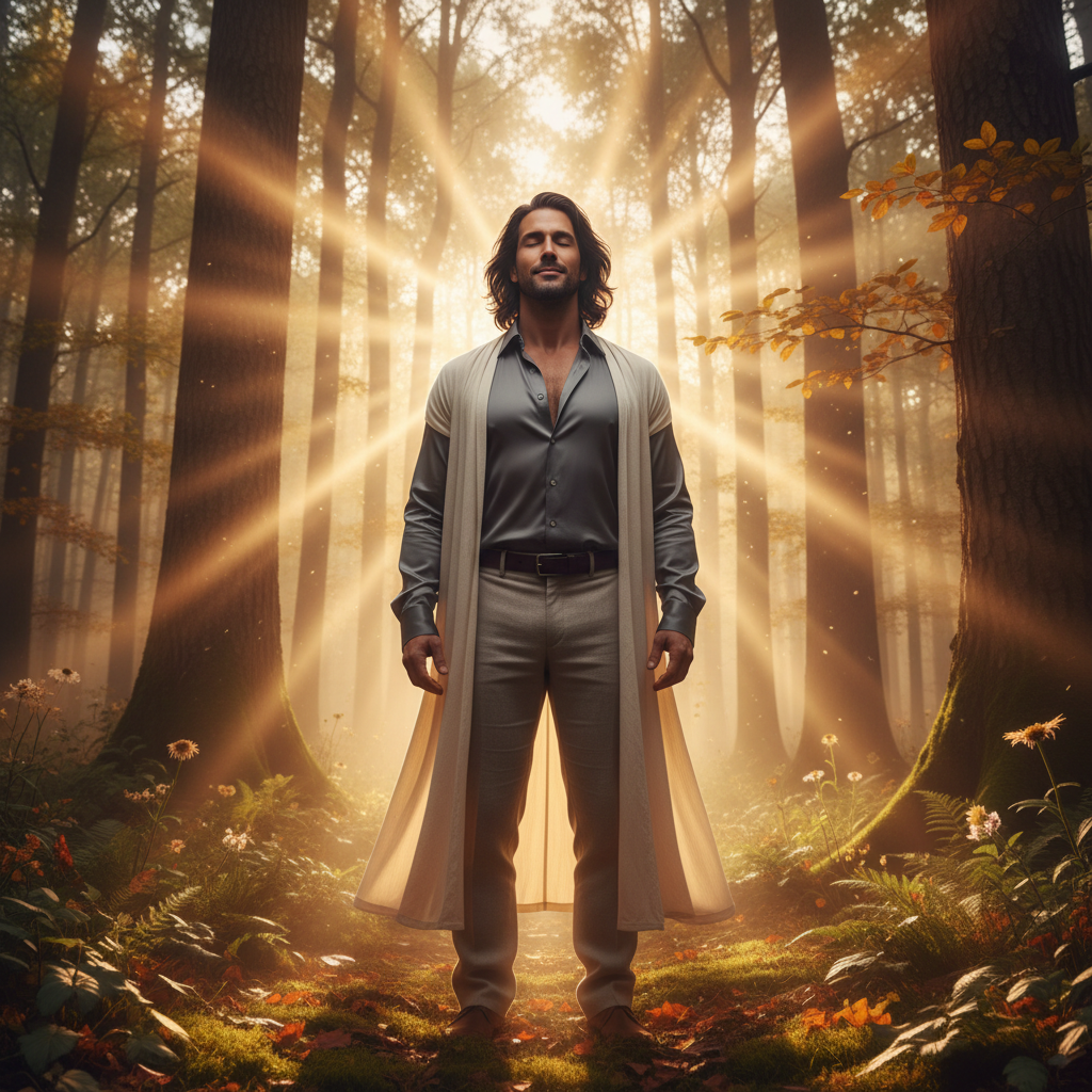 André – Goldene Stunde im Wald