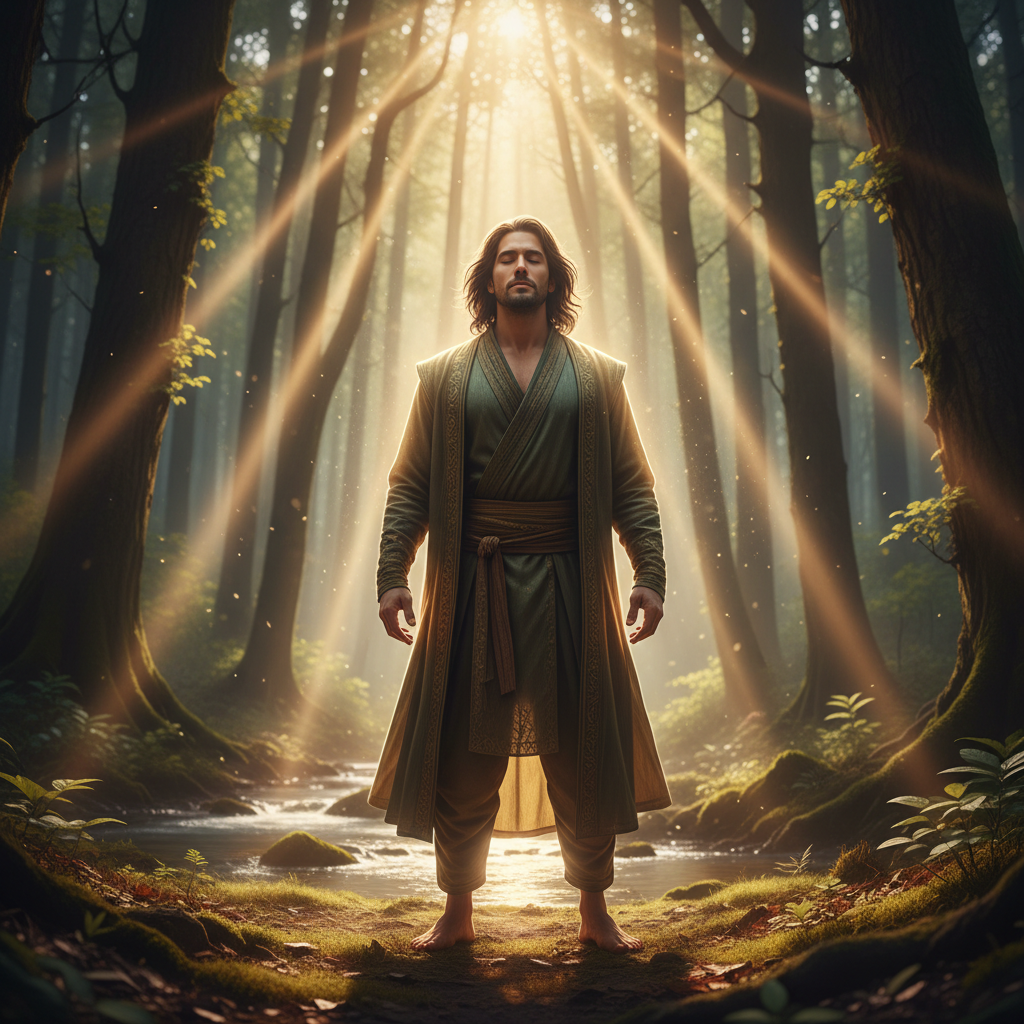 André – Goldene Stunde im Wald